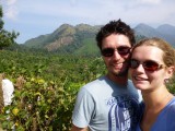 Tony en Jet @ thee heuvels Munnar