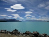 Uitzicht over Lake Pukaki