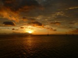 Zonsondergang op Huahine