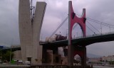 kunstwerk op de brug vanwege 10 jarig bestaan museum