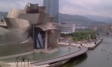 Guggenheim vanaf de brug