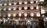 Plaza mayor Salamanca verlicht
