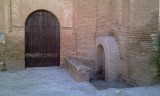 kerk San bartolomé met waterreservoir