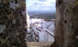 doorkijkje vanaf de toren: Vejer