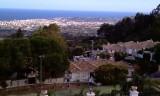 en mijn uitzicht in het hotel in Mijas