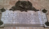 monniken in Salamanca hebben altijd de ideeën van Columbus gesteund