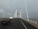 vasco da Gamabrug Lissabon, 12 km lang over de Taag