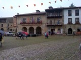 Santilllana del Mar in de regen