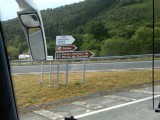 op weg naar de Picos de Europa: afslag Unquera