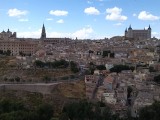 zicht op Toledo vanaf de rivier de Taag