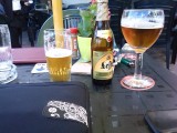 En dan bloggen en mail binnenhalen op het terras in Florenville