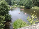 kayakken in de Semois (wij hebben ons er niet aan gewaagd)