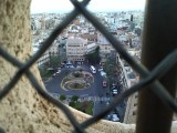 uitzicht op Plaza de la reina vanaf de toren