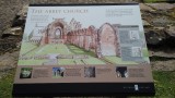 Melrose abbey, abdij al een ruïne sinds de 16e eeuw