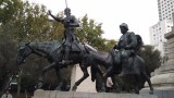 Plaza de España: Don Quijote en Sancho Panza