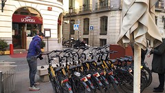 fietsen aan de ketting: pauze en tapas