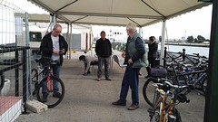wachten op de ferry van 10.45 u naar Cádiz