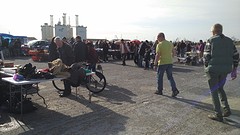zondagse vlooienmarkt bij Puntillastrand