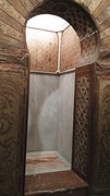 de vroegere mihrab van de moskee (gebedsnis)