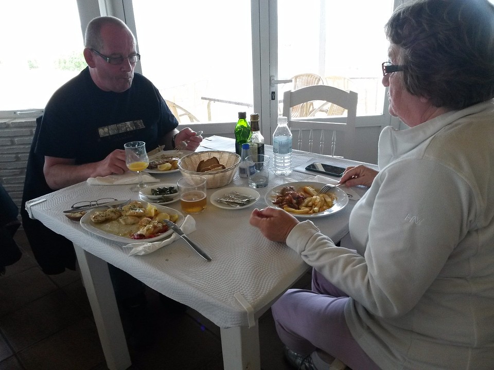 lunchen in Bolonia: vis natuurlijk