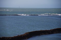 en bij vloed stromen de "corales"vol water (en vis)