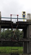 Sluis bij Andel: hier melden maar niet via deze trap!!!