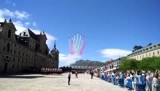 Vliegtuigen boven het Escorial