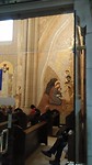 de stiltekapel in de kathedraal, vol met prachtig mozaïek