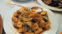 aardappeltjes en dan nog vlees - gefrituurde hapjes - kip etc
