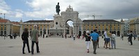 het plein aan het water: Praca do comercio