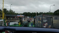 de ferry naar de Koerse schoorwal