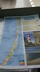 Plattegrond van het schiereiland. ongeveer 50 km naar Nida