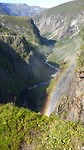dezelfde waterval vanaf hotel Fosli