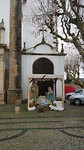 kerststal voor de kerk