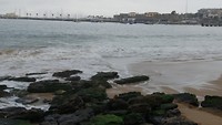 2 km tussen Cascais en het hotel in Estoril, mooie wandeling