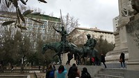 Plaza de España: Don Quijote
