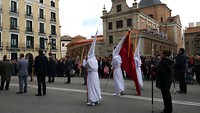 de nazarenos met hun capirotes (mutsen)