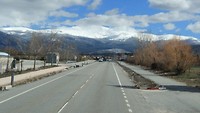 we gaan terug naar Madrid via de Puerto de Navacerrada, pas op 1800 m