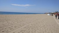 er is nog plaats genoeg op het strand