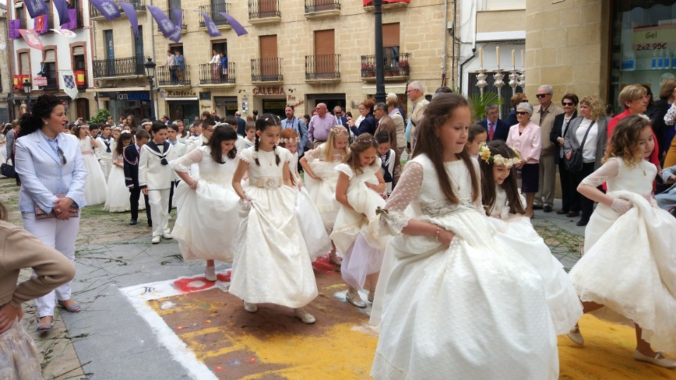 en in Baeza is er weer een processie