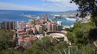 uitzicht op Malaga