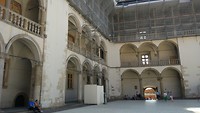 burcht op de Wawel heuvel