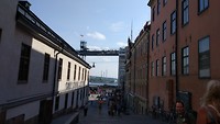 de lift bij Slussen