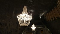 zoutkristallen lamp