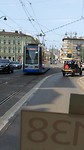 vele tramlijnen in de stad