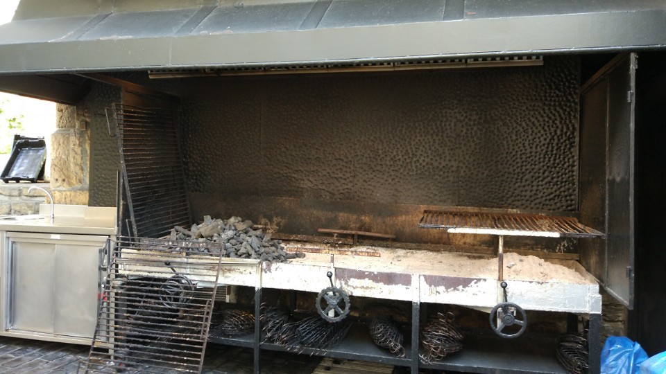 vis grillen doen ze buiten