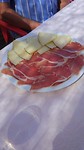 of een bordje ham/kaas