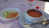 gazpacho met guarniciön