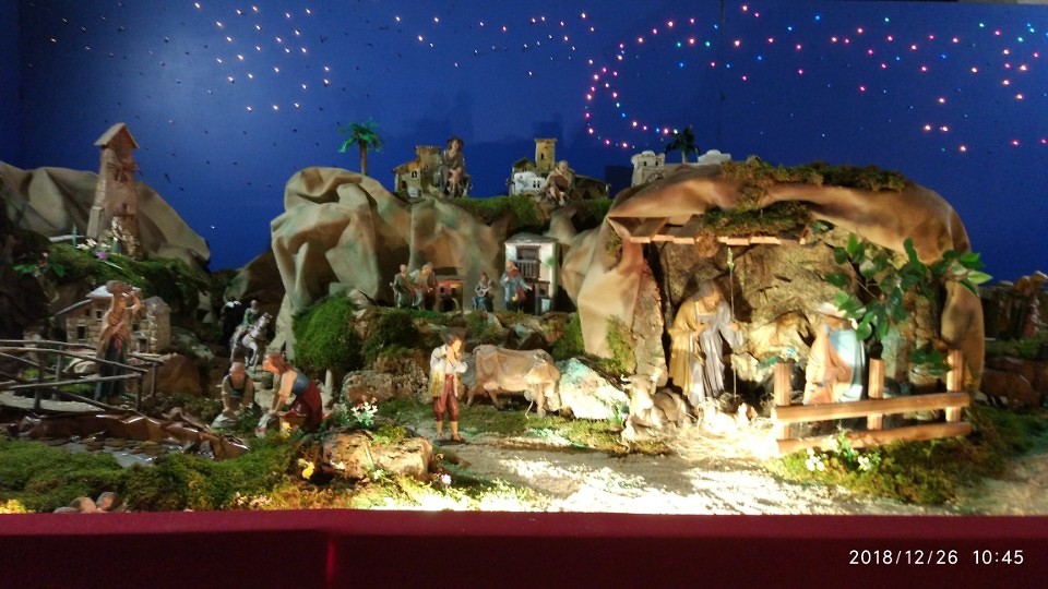 kerststal in de Basiliek El Escorial