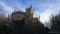 laatste fotostop van de dag: Alcazar vanaf de rotspunt